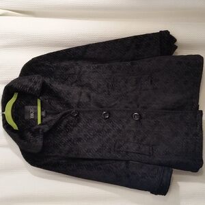 BKE Black Textured Women's Coat